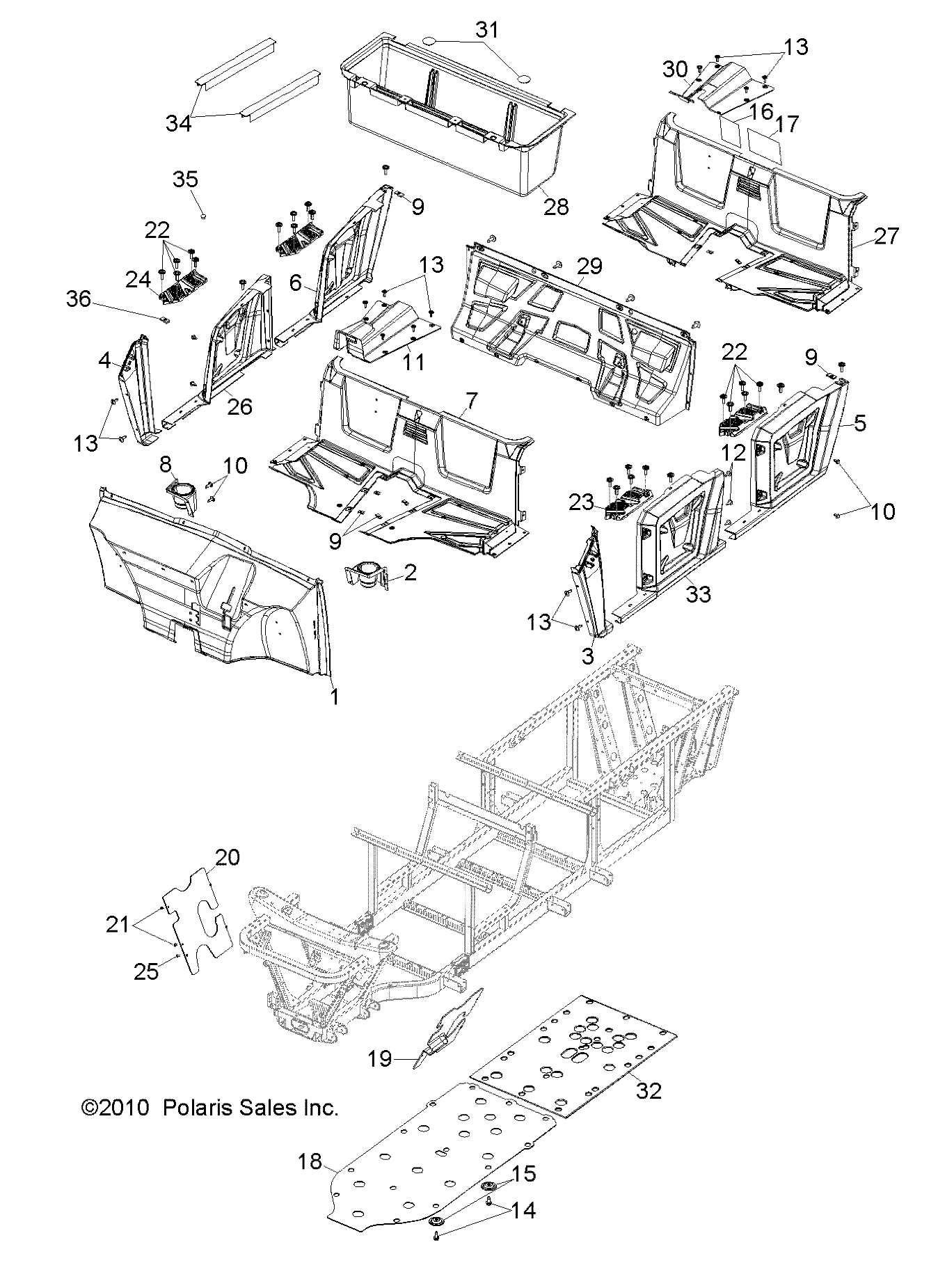 Part Number : 5813575 SKID PLATE  REAR