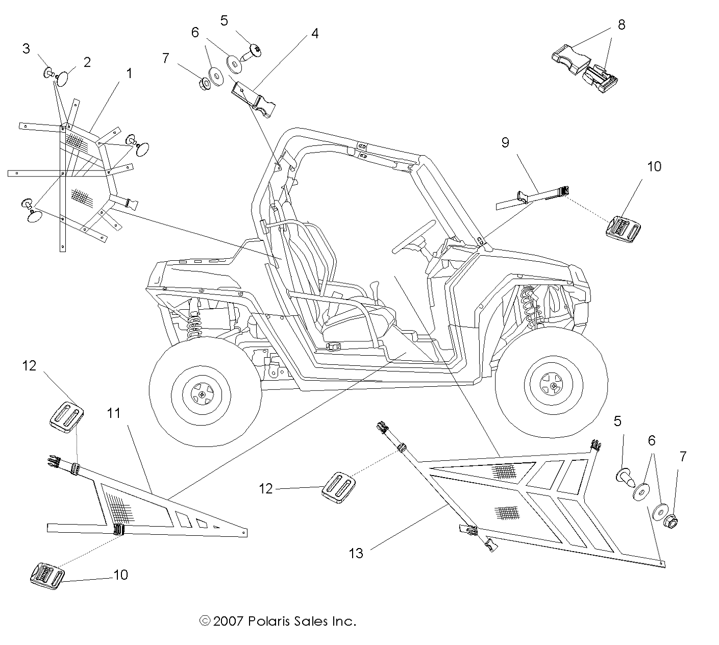 Part Number : 2684103 NET-SIDE UPPER