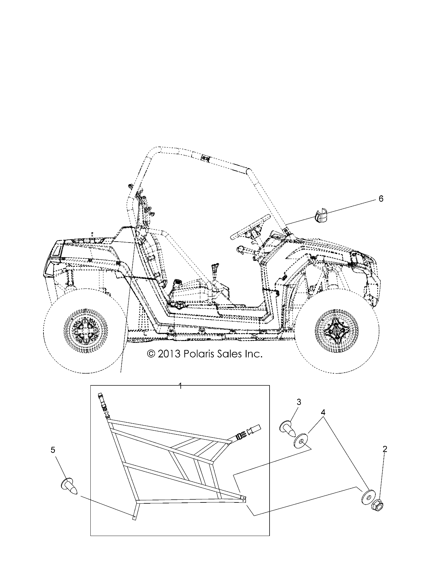 Part Number : 2685841 DOOR NETS  FRONT  RZR