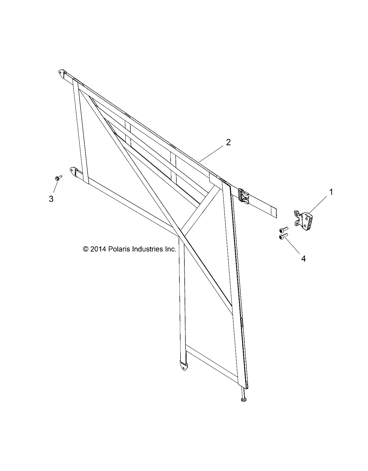 Foto diagrama Polaris que contem a peça 2686765