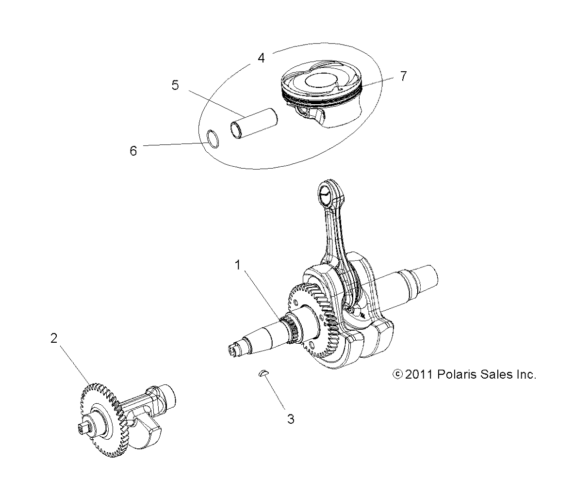 Part Number : 1205024 ASM-CRANKSHAFT MACH 73.6MM