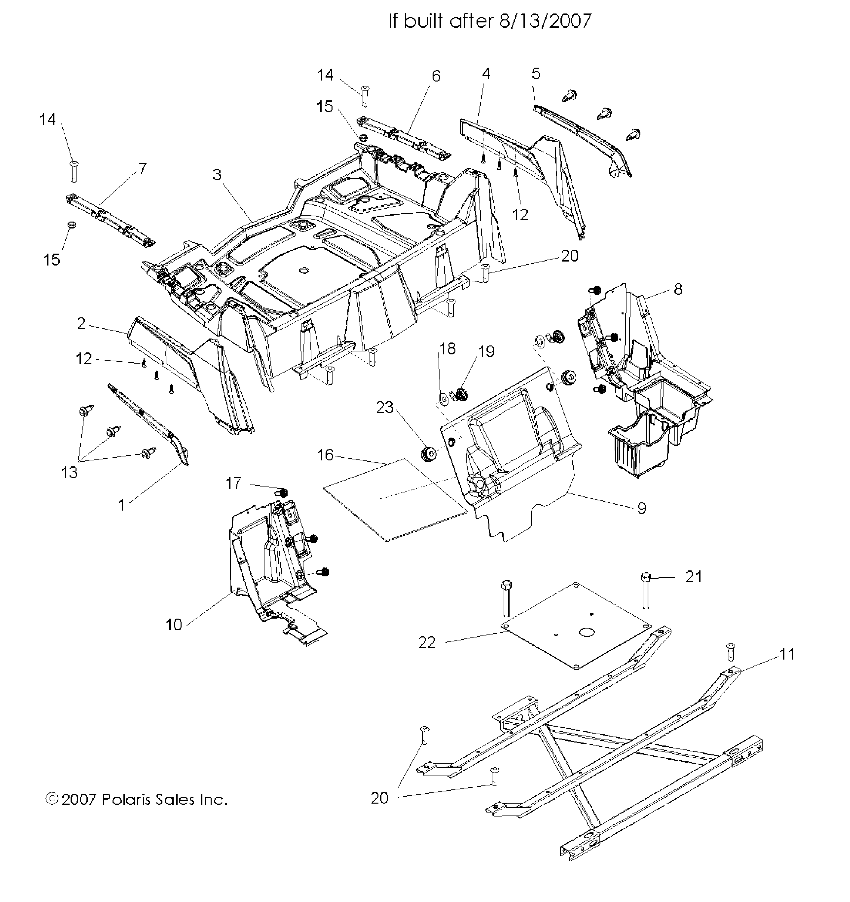 Part Number : 5436849-070 TIE-DOWN RACK BRACKET  LEFT  G