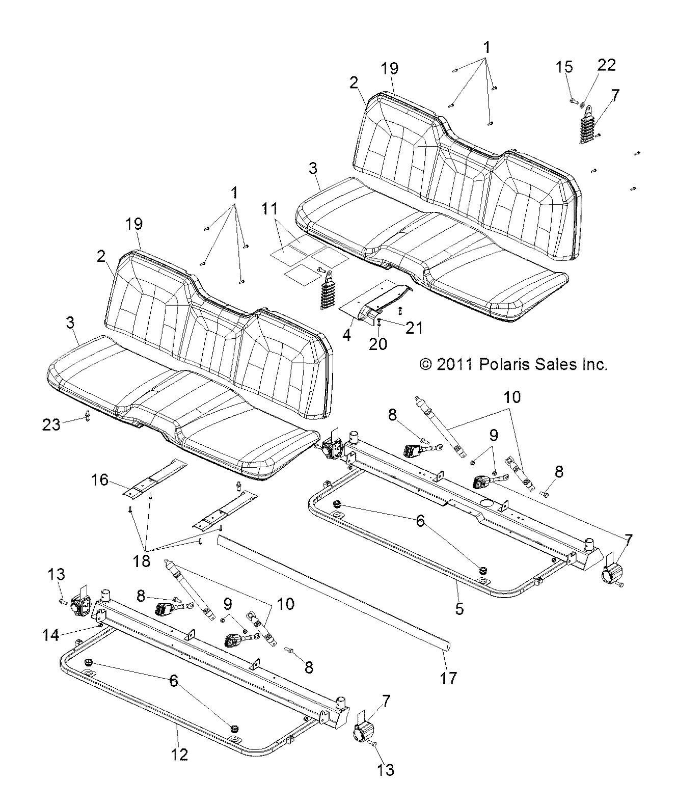 Part Number : 2634887 3 POINT SEAT BELT ASSEMBLY