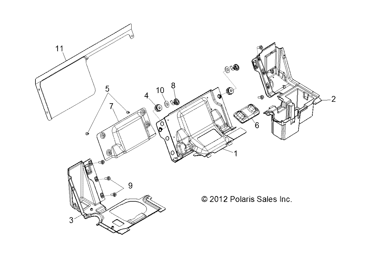 Part Number : 5256130 SHIELD-DIVIDER PANEL