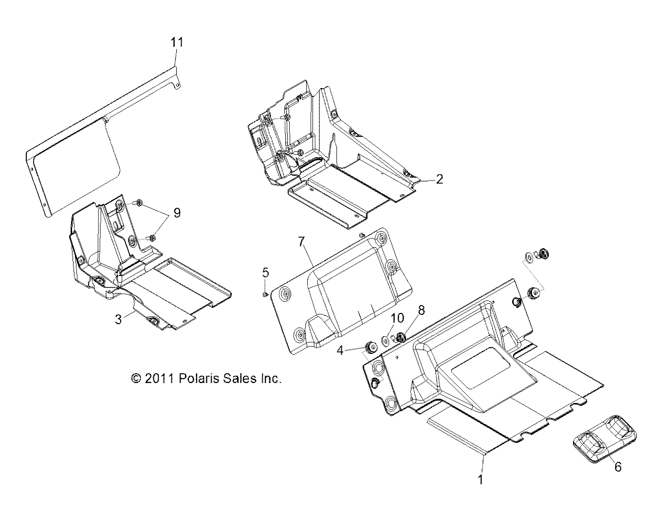 Part Number : 5438938-070 PANEL-DIVIDER REAR SRVC BLK