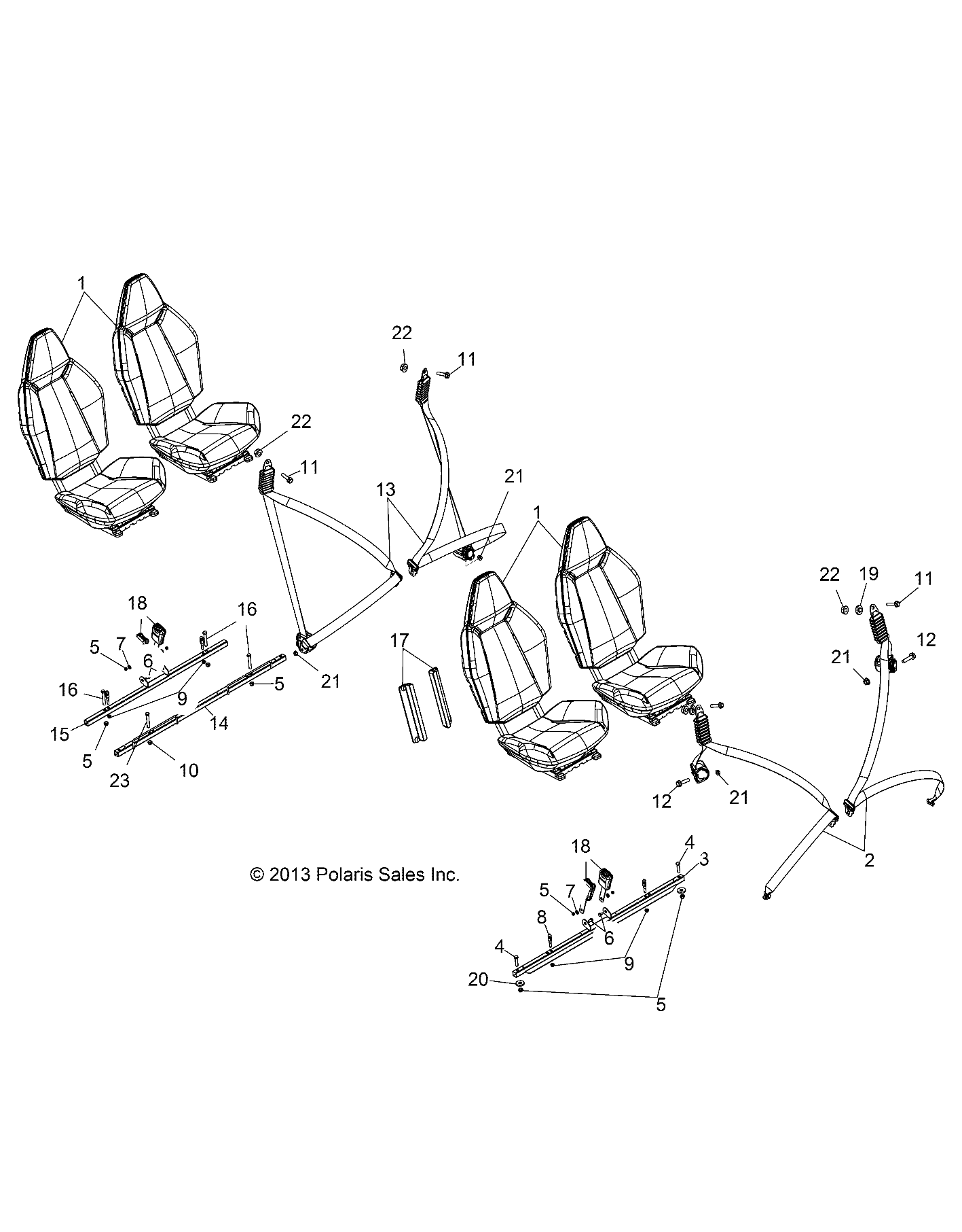 Part Number : 2635050 3 POINT SEAT BELT ASSEMBLY  FR