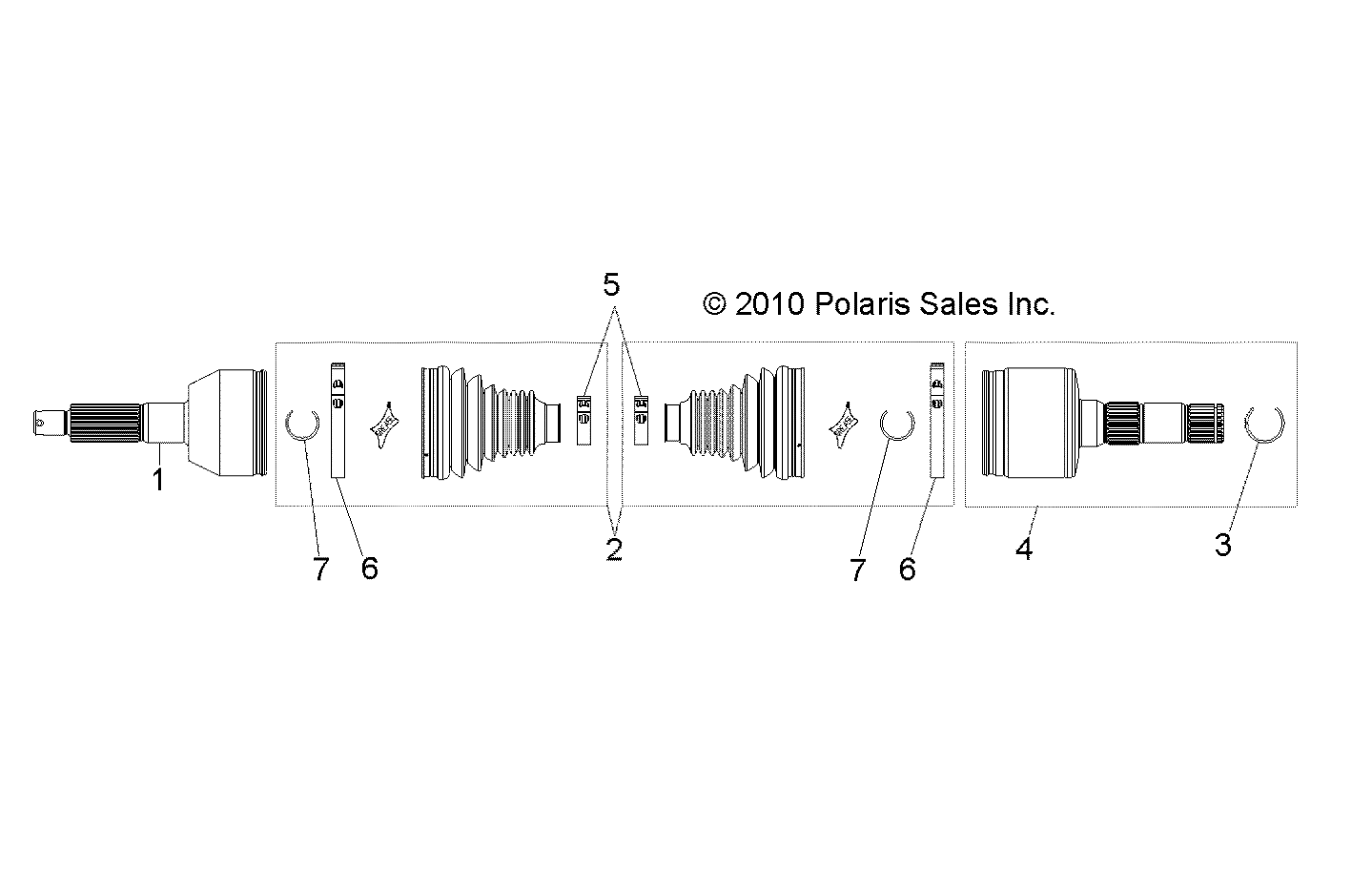 Foto diagrama Polaris que contem a peça 2203909