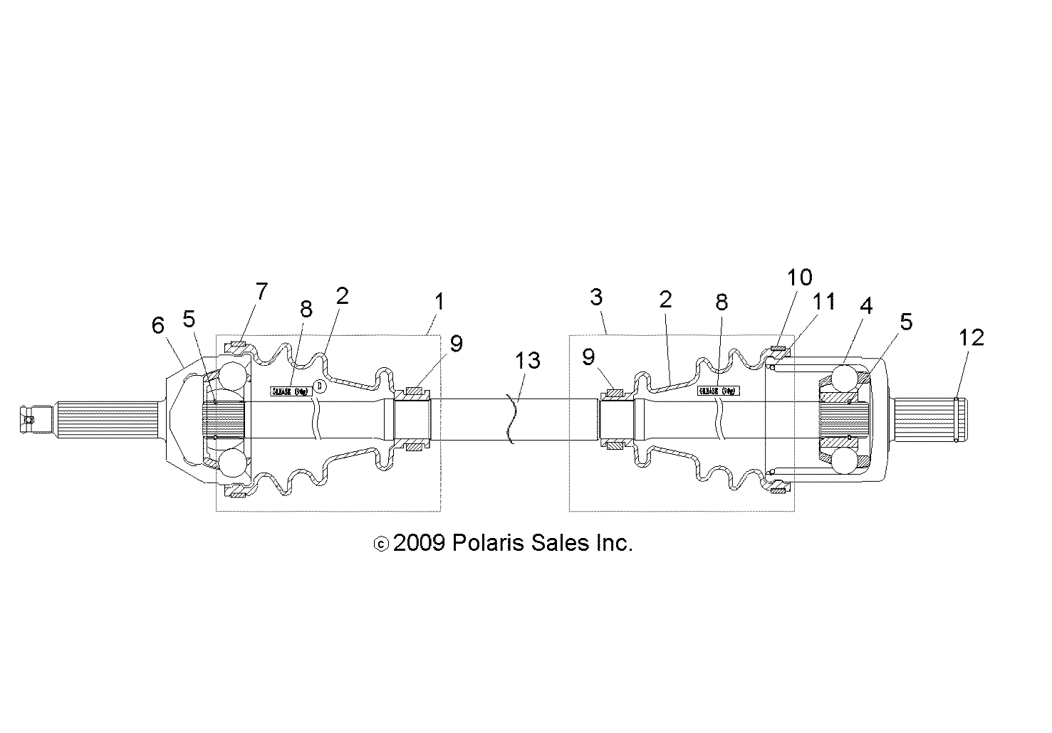 Part Number : 2203875 PLUNGING JOINT