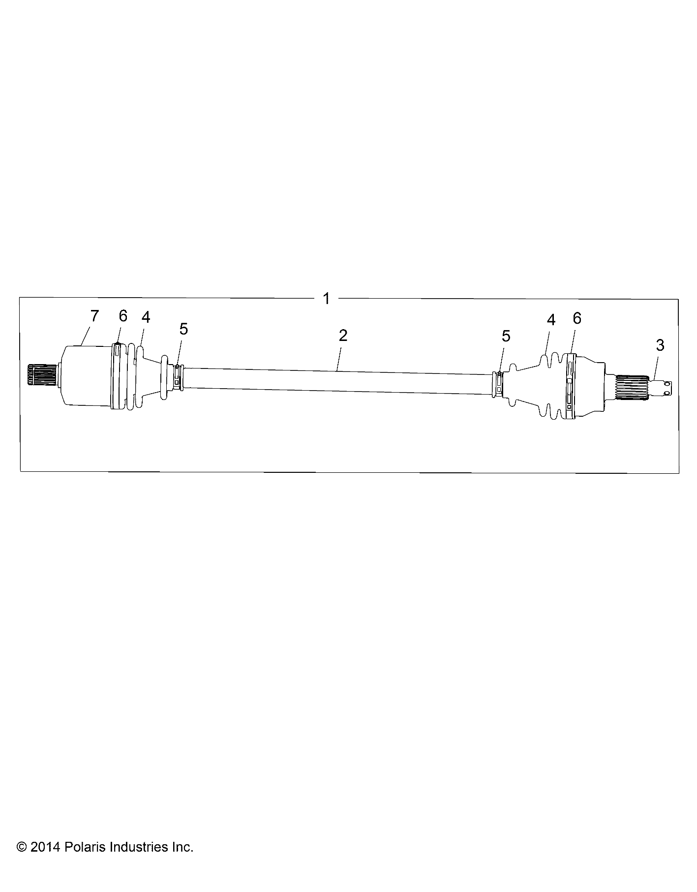 Part Number : 1333283 HALFSHAFT  FRONT