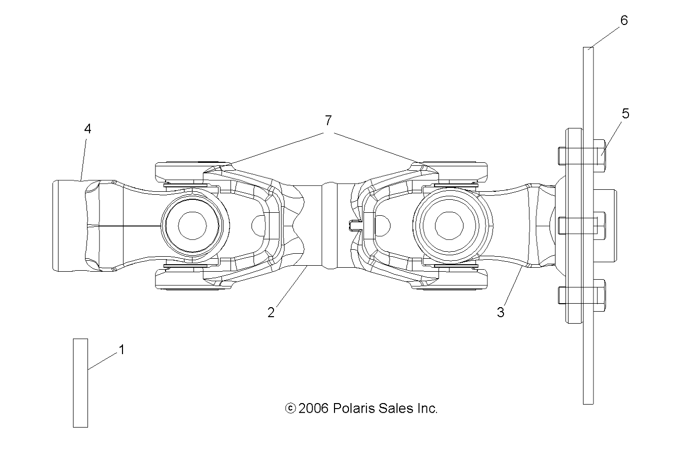 Foto diagrama Polaris que contem a peça 1380239