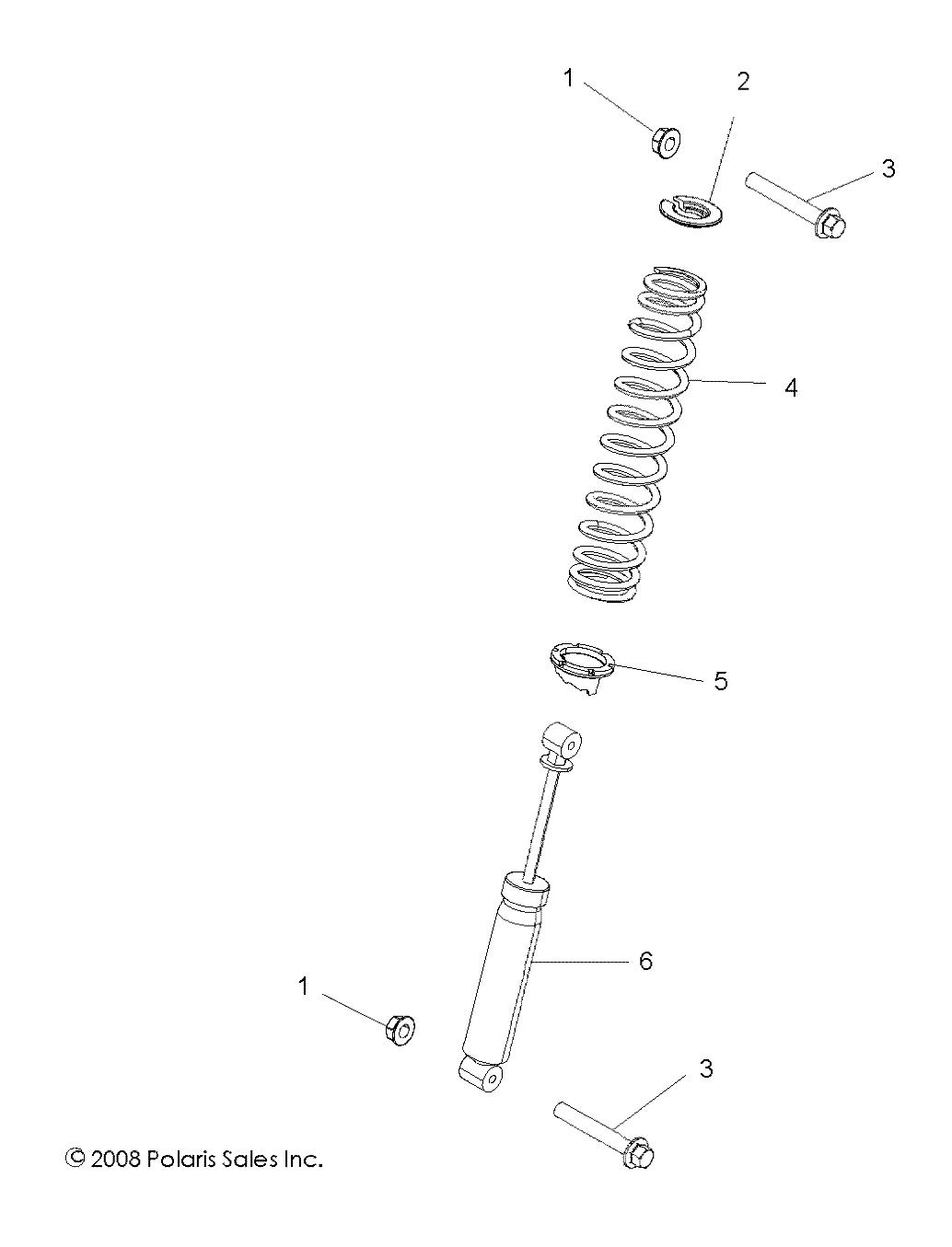 Part Number : 7043755 FRONT SHOCK