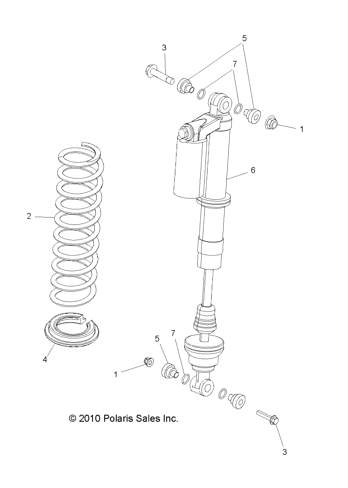 Part Number : 7043598-293 SPRING-COMP FRONT INDY RED