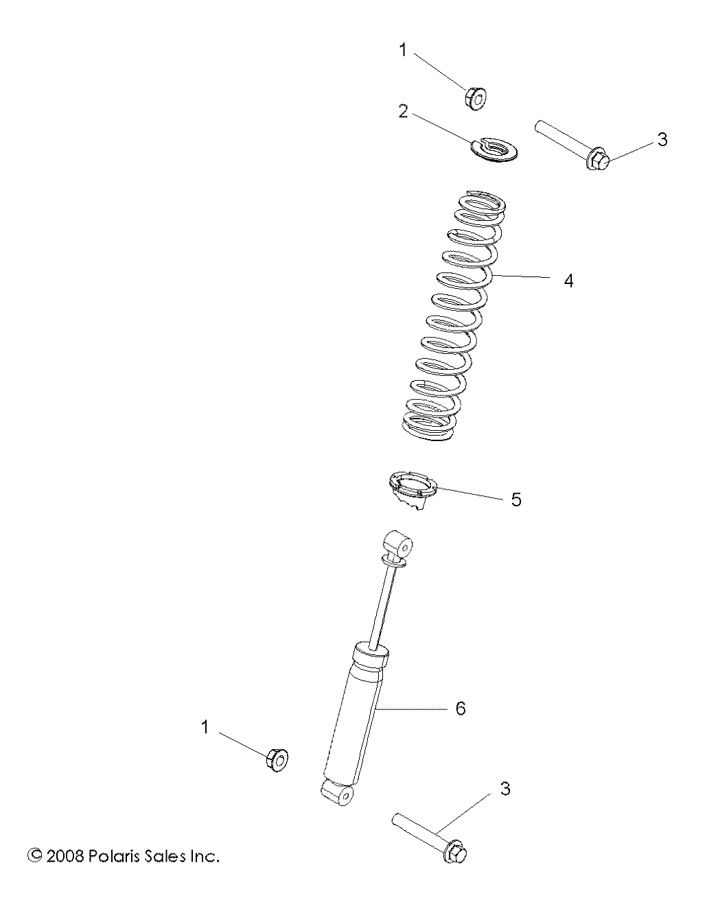 Foto diagrama Polaris que contem a peça 7043389-458