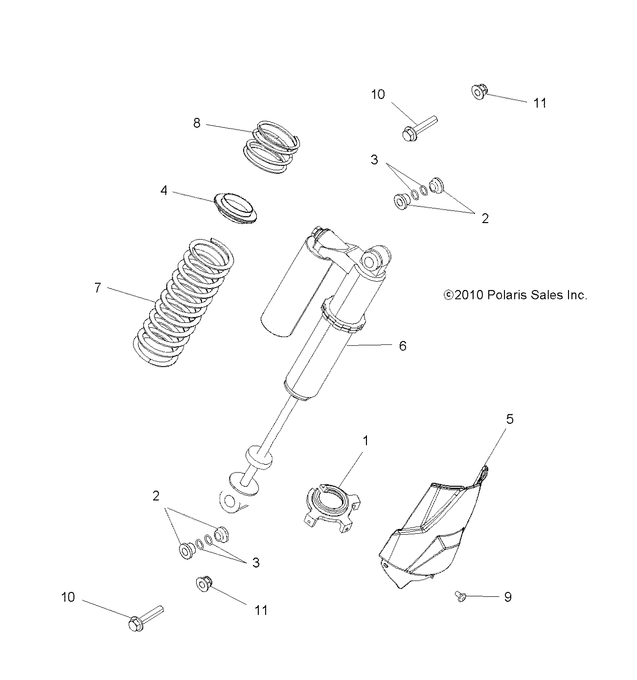 Foto diagrama Polaris que contem a peça 5137646