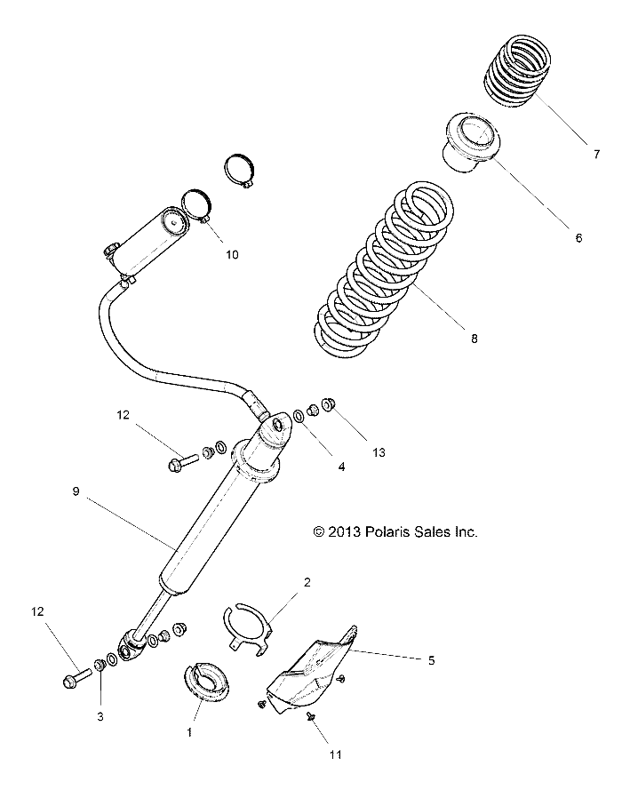 Part Number : 7044371 2.5 SHOCK  REAR