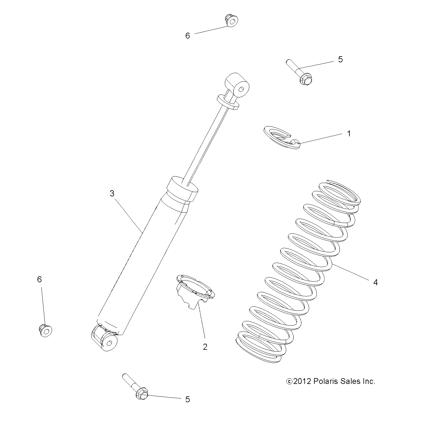 Foto diagrama Polaris que contem a peça 7043754-385