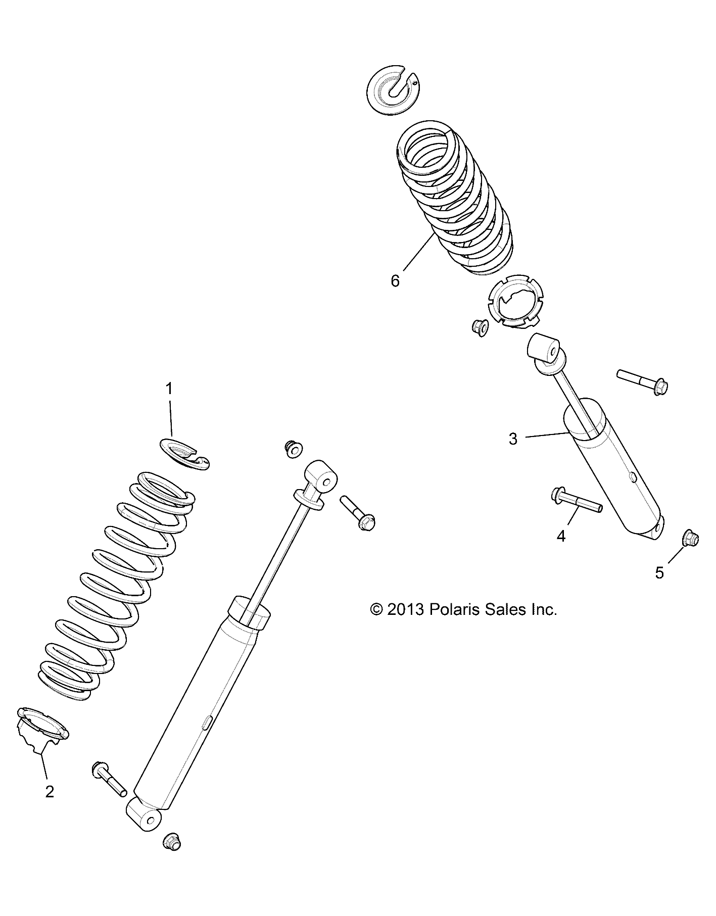 Foto diagrama Polaris que contem a peça 7044138-133