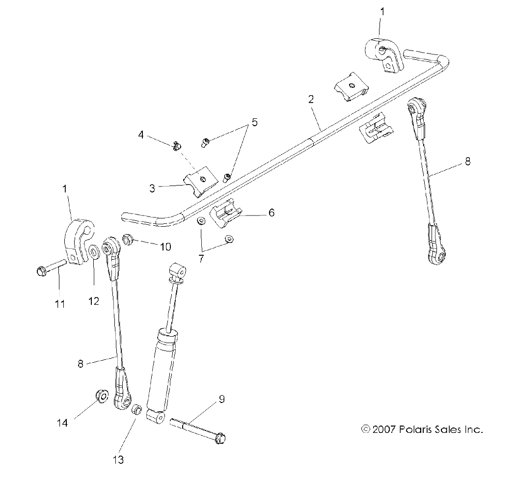 Part Number : 5135395 CLAMP-STAB BAR  FRT(MACH)