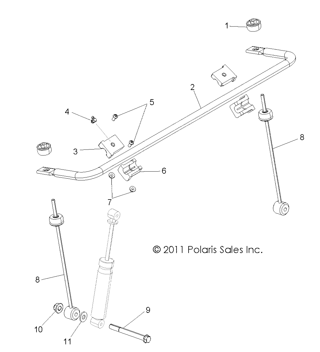 Part Number : 5438285 BUSHING-STABILIZER BAR UPPER