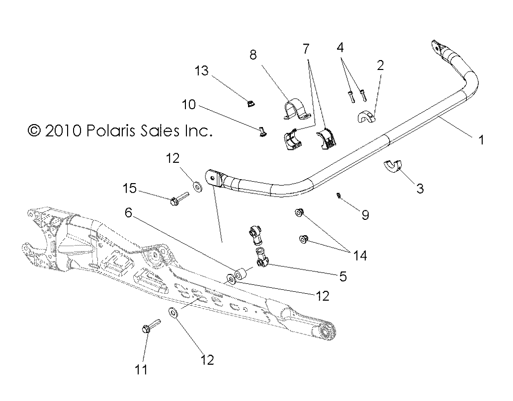 Part Number : 5632514 CLAMP-SWAY BAR RETAINER BOTTOM