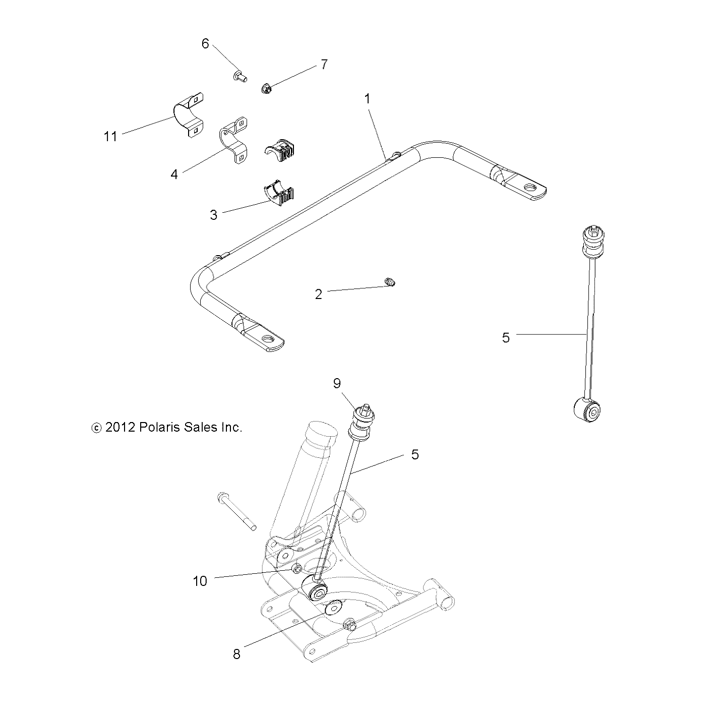 Part Number : 1543741 LINKAGE ASSEMBLY  STABALIZER B