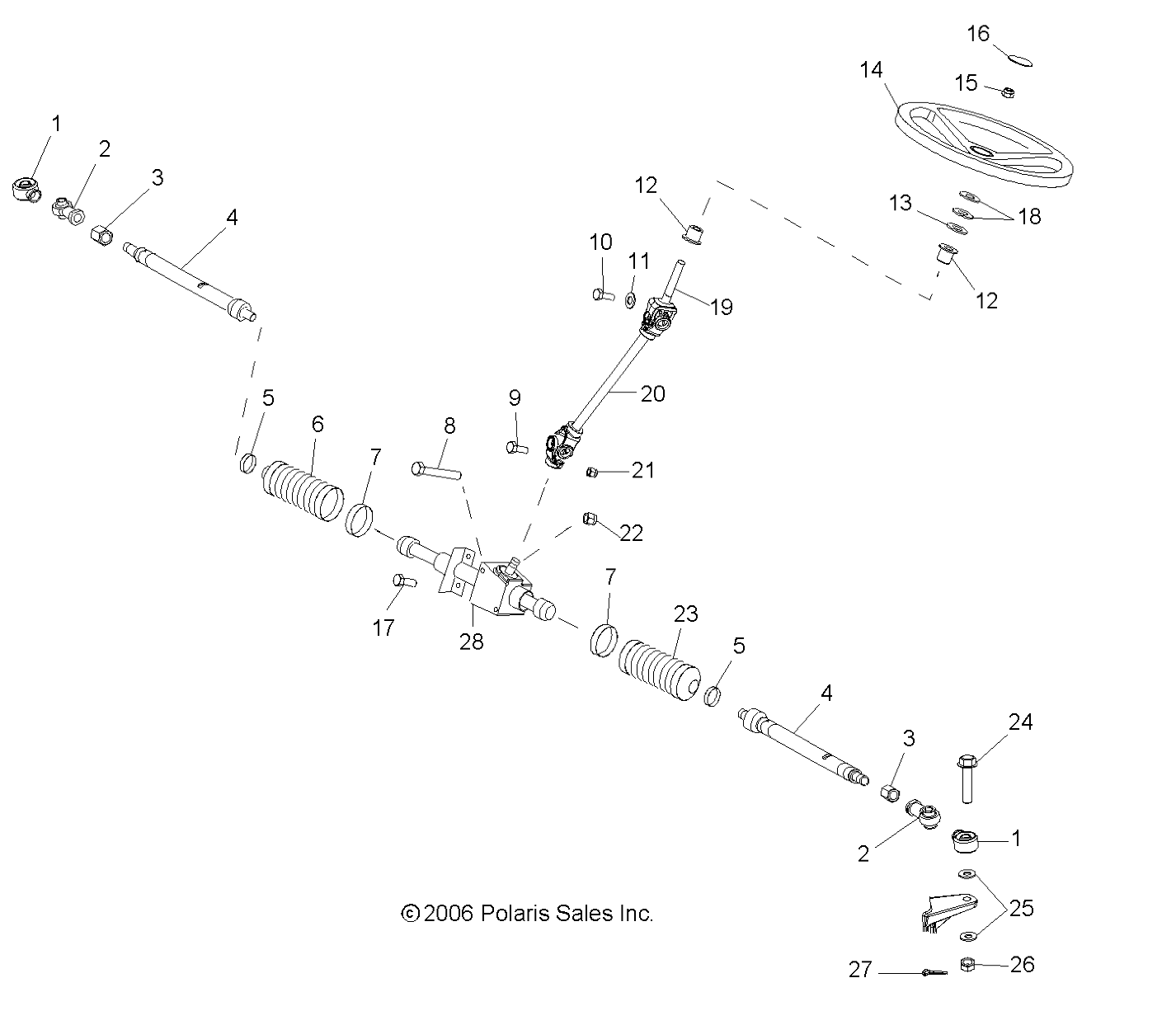 Foto diagrama Polaris que contem a peça 1822636