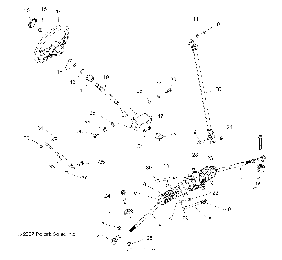 Part Number : 1822919 WHEEL-STEERING  14