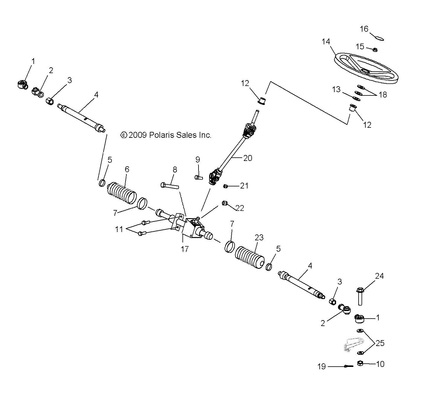 Part Number : 1542766 SHAFT-STEERING  UPPER/LWR