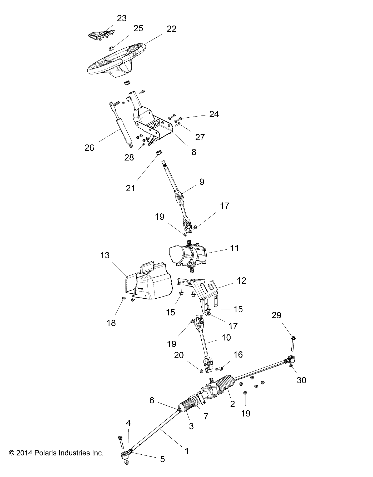 Part Number : 1824205 ASM-GEAR BOX STEERING