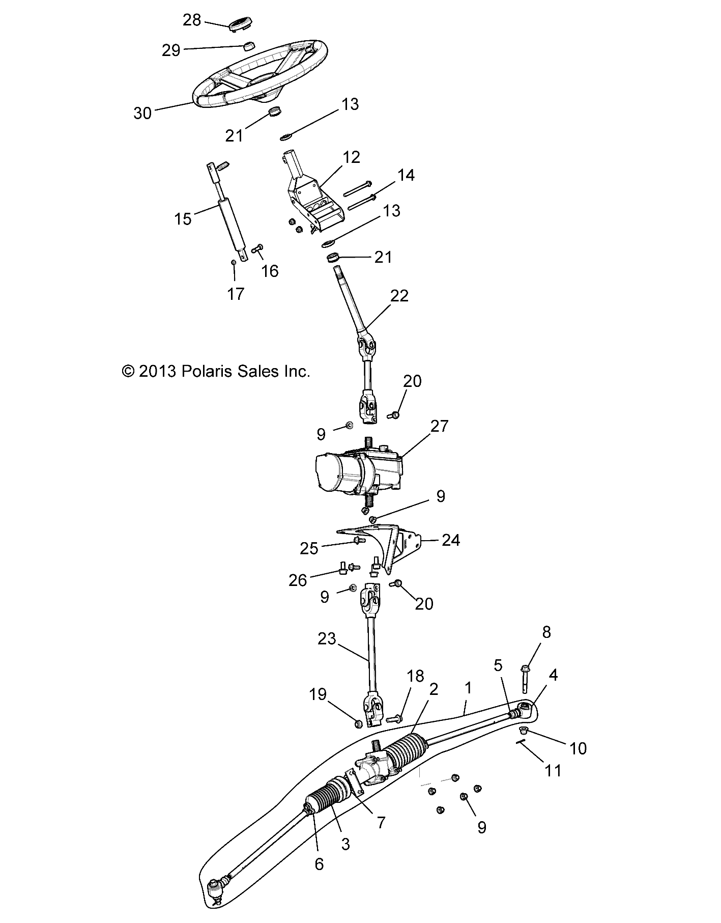 Part Number : 2414808 ASM-POWER STEERING RANGER