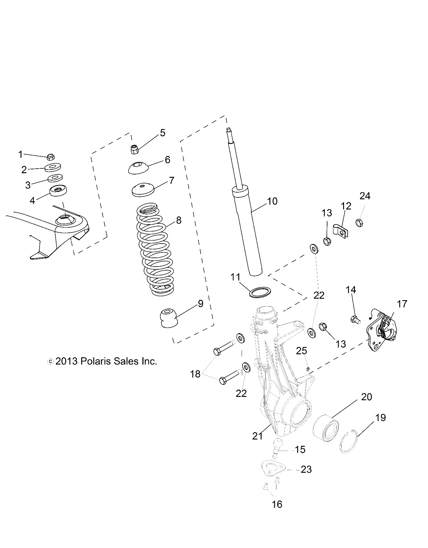 Part Number : 1824111 ASM-HUBSTRUT LH