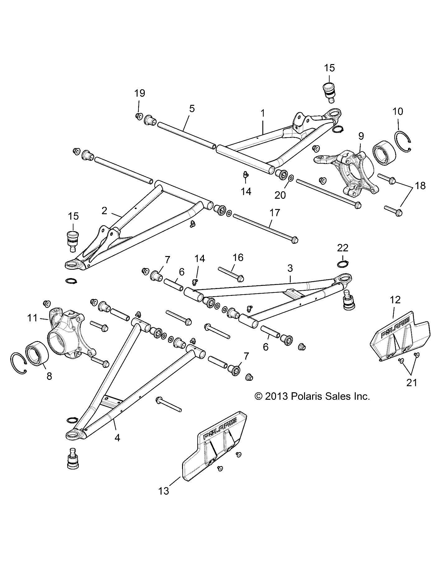 Part Number : 1019668-133 A-ARM  FRONT  LOWER  LEFT  BRI