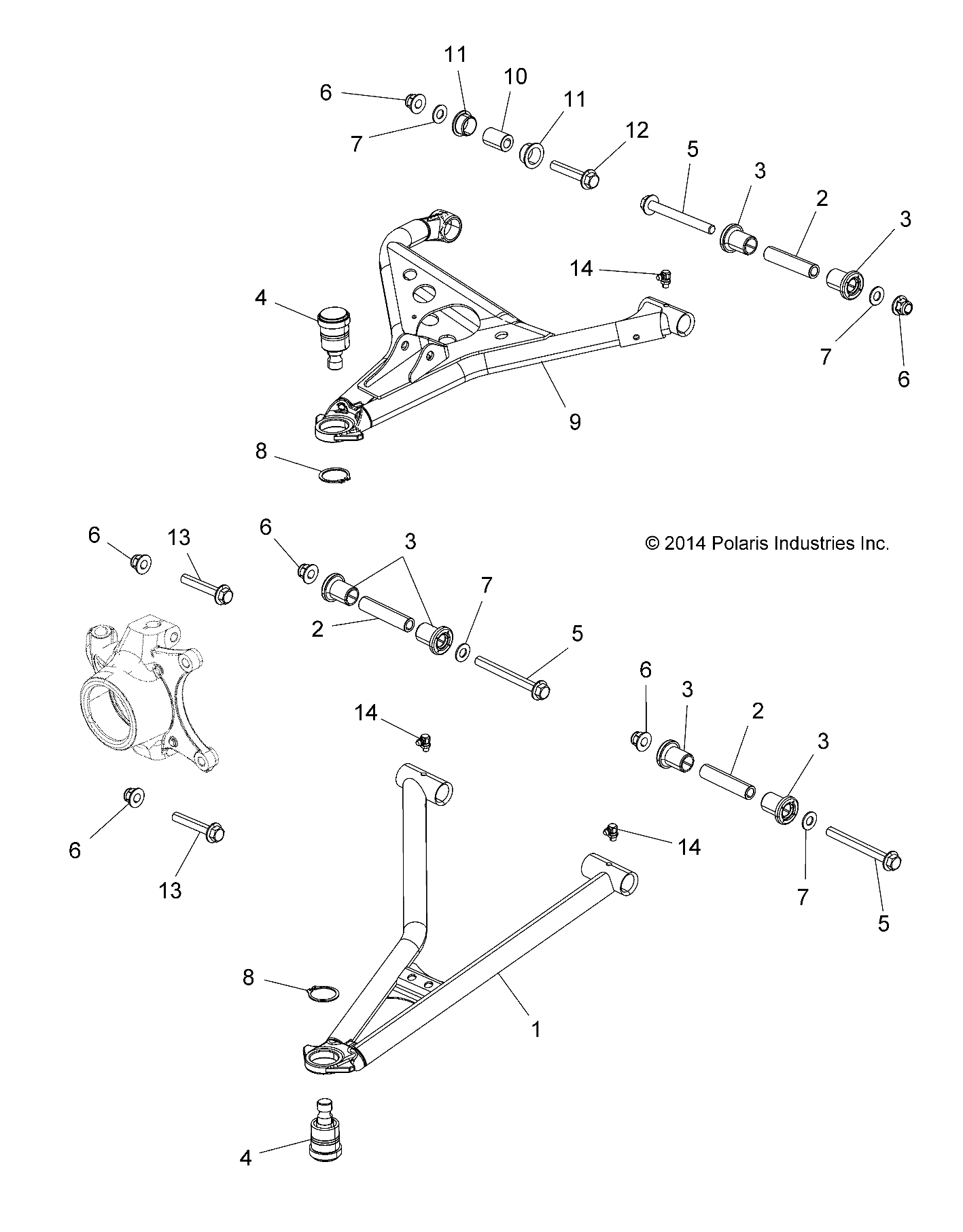 Part Number : 1018819-385 CONTROL ARM WELD FRT UPR RIGHT