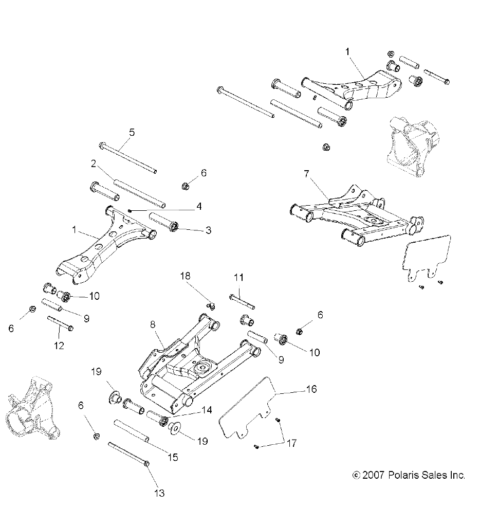 Part Number : 1015450-458 WELD-CONTROL ARM UPR RR M.BLK