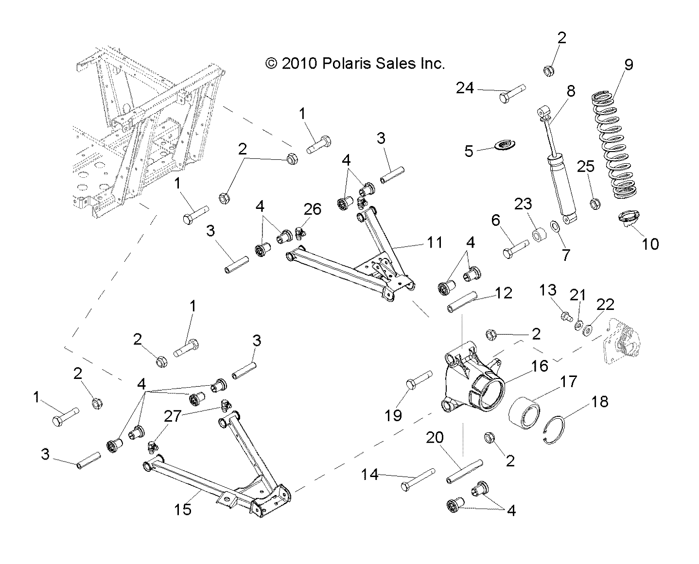 Part Number : 7043548 SHOCK  REAR