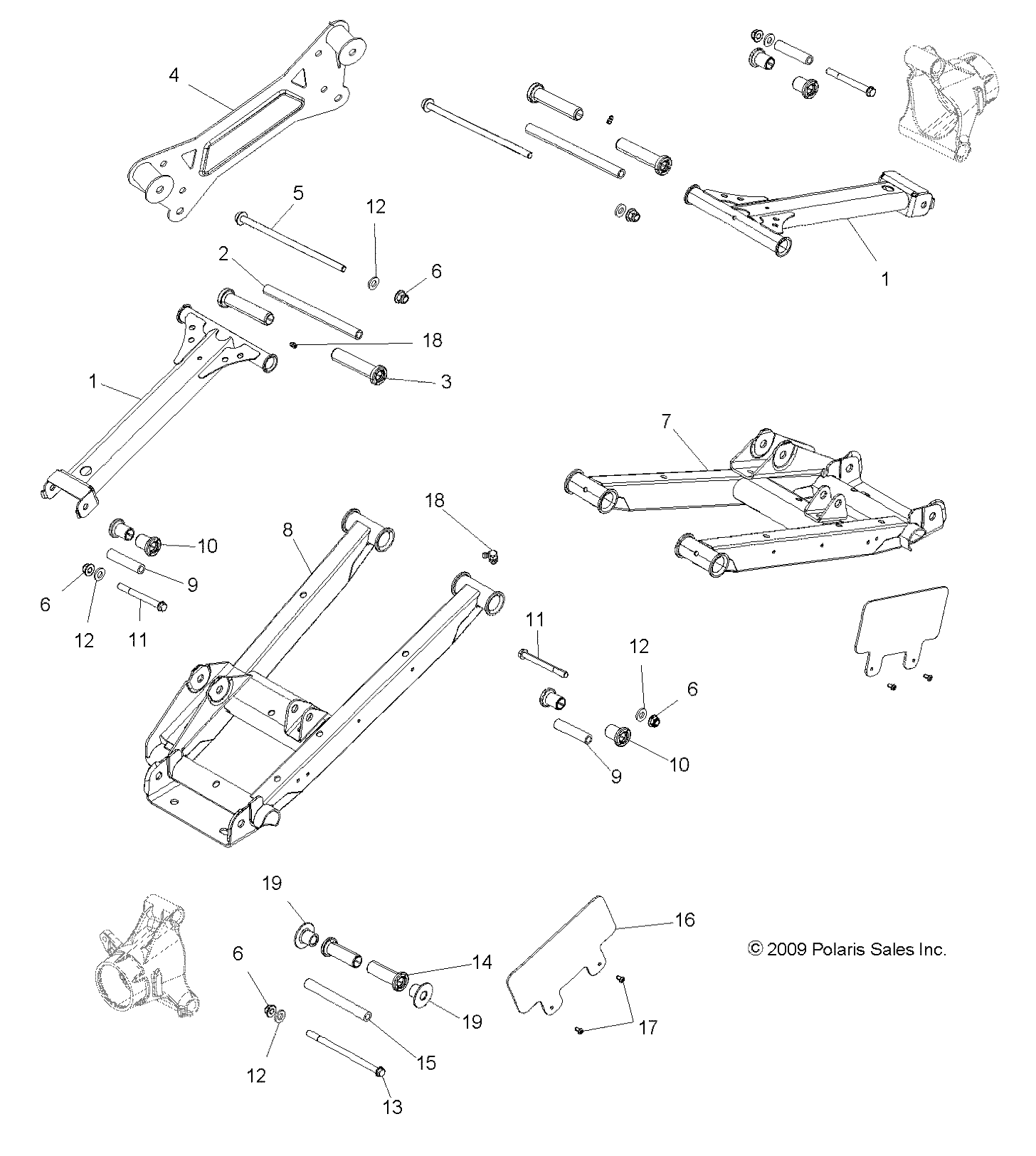 Part Number : 1017579-458 WELD-CNTL ARM UPR REAR LT BLK