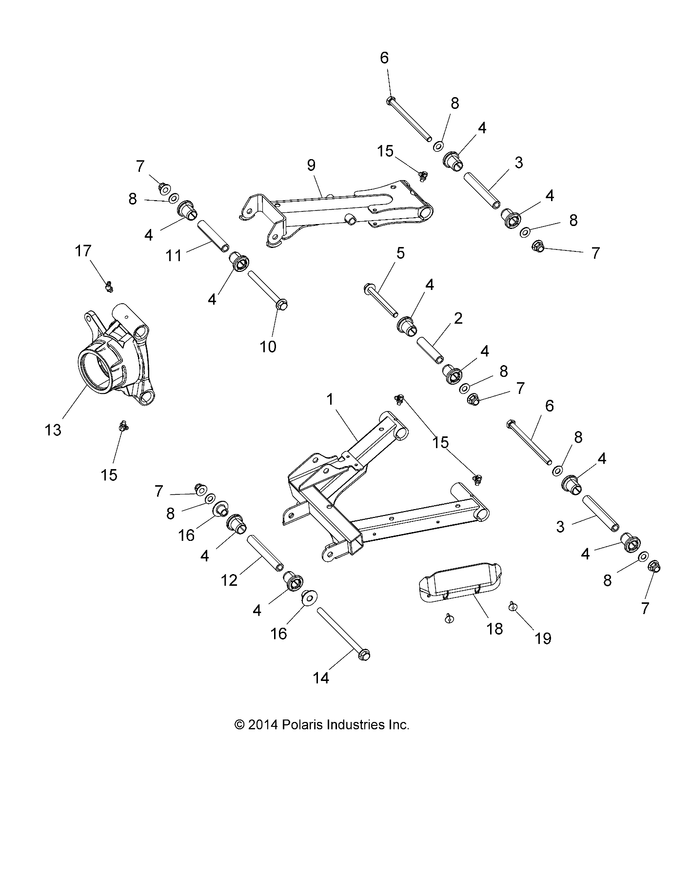 Part Number : 1019947-385 WELD-CTRL ARM LWR RR LH SLV