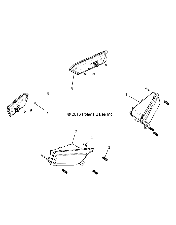 Part Number : 2413787 RIGHT HAND LED BUMPER HEADLIGH