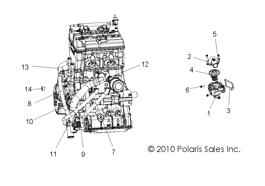 Part Number : 5414282 OIL COOLER OUTLET HOSE