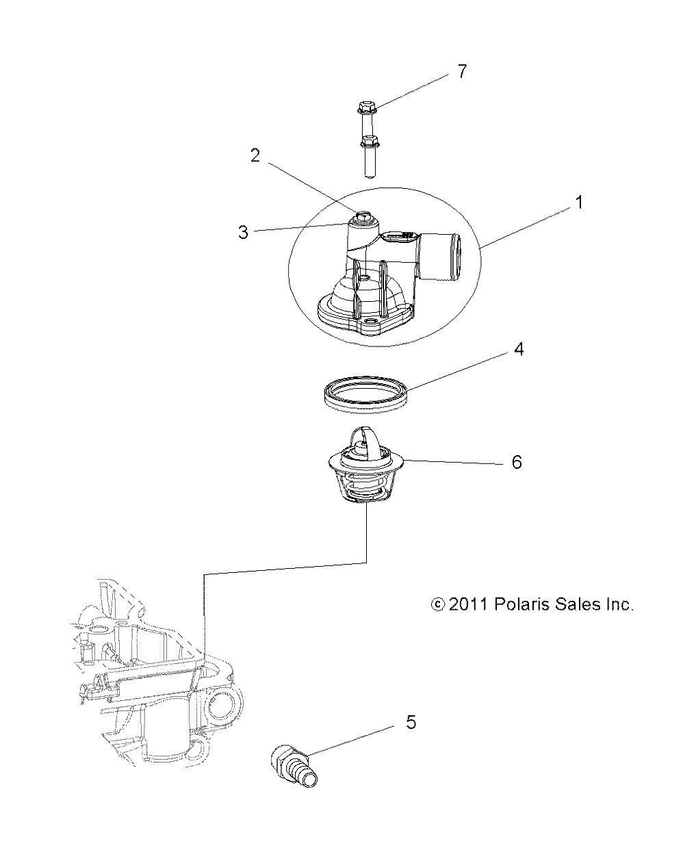 Part Number : 5138319 COVER-THERMOSTAT. ANGELED.MACH