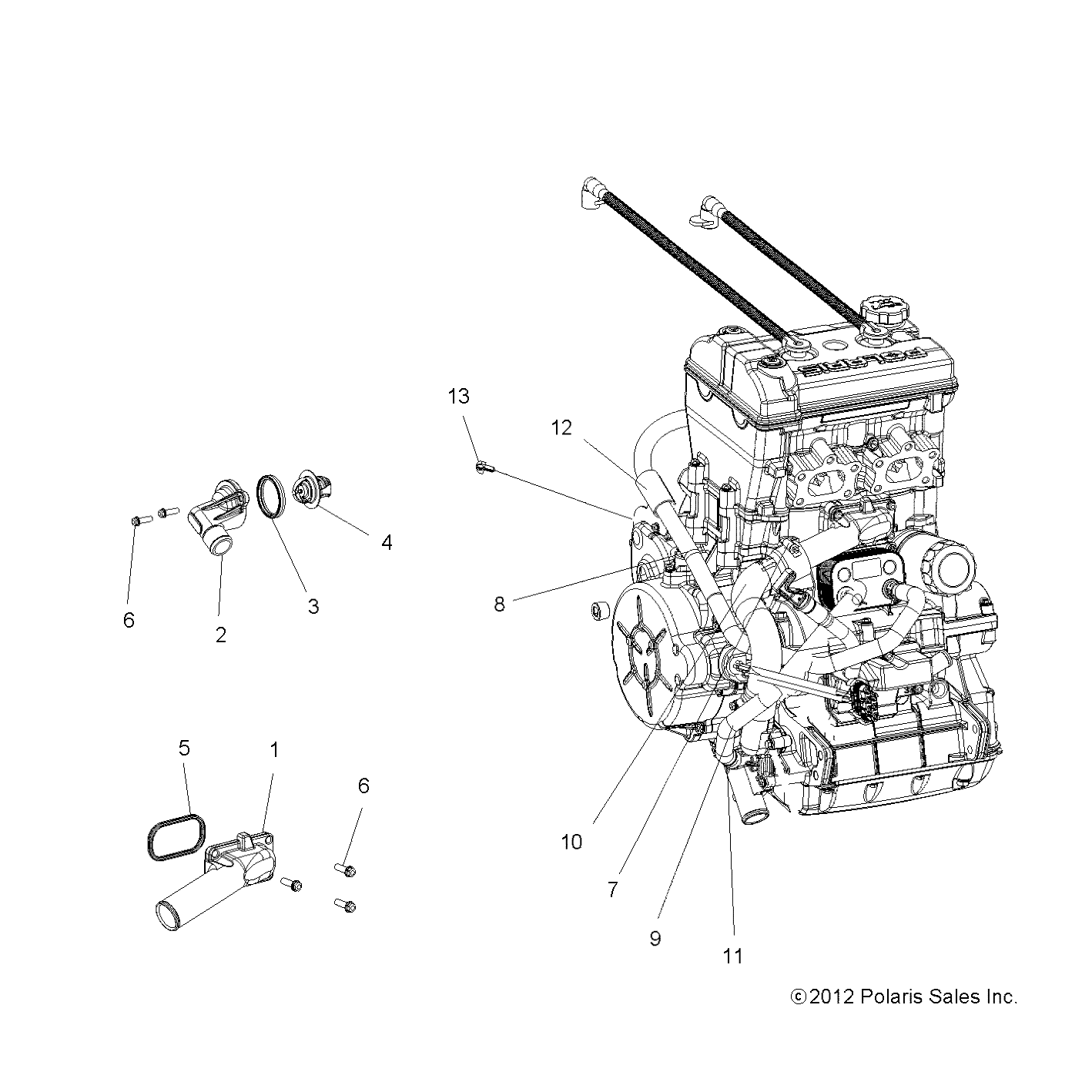 Part Number : 5255514 BRKT-BYPASS HOSE