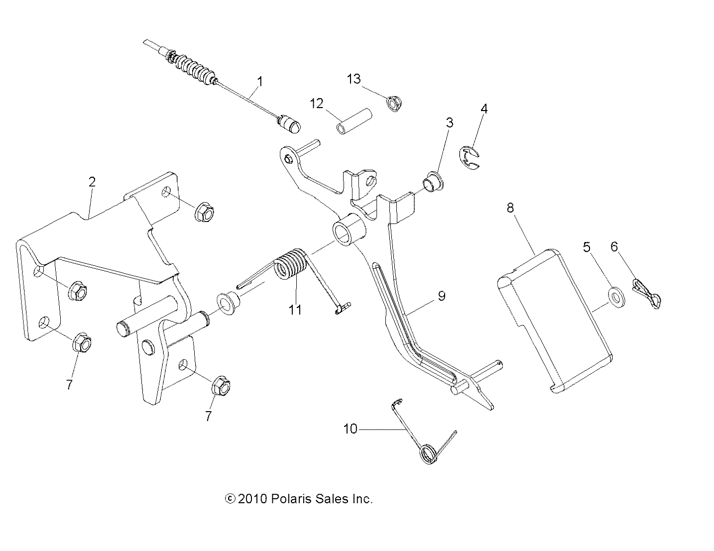 Part Number : 1017706-067 WELD-THROTTLE BLK