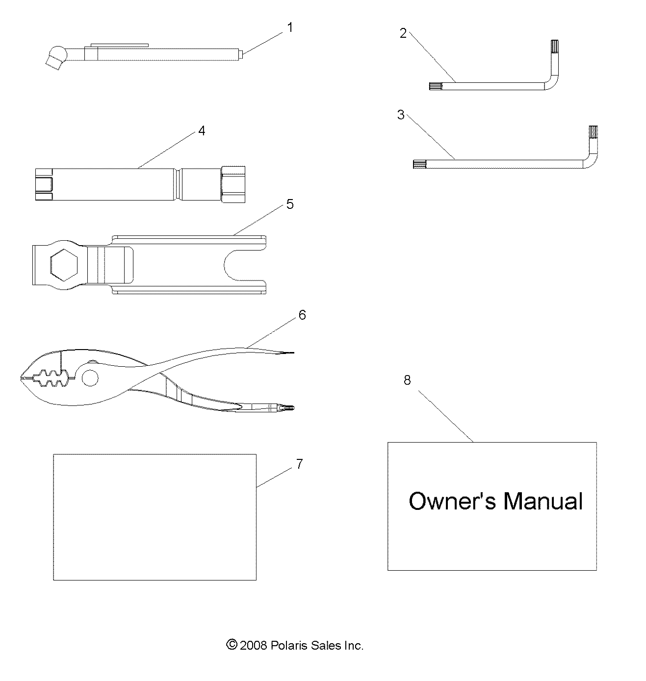 Foto diagrama Polaris que contem a peça 9922531