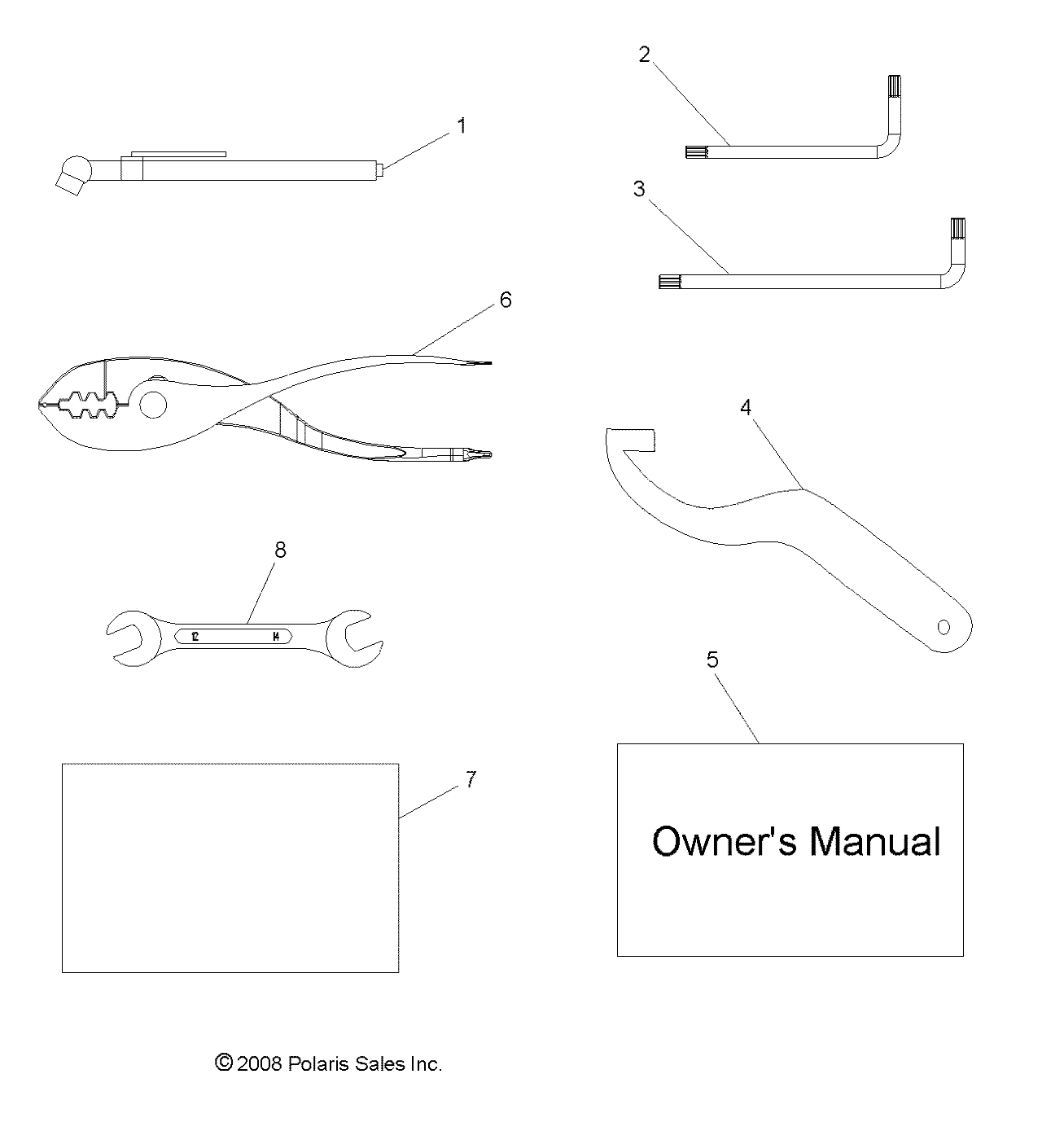 Foto diagrama Polaris que contem a peça 2878182