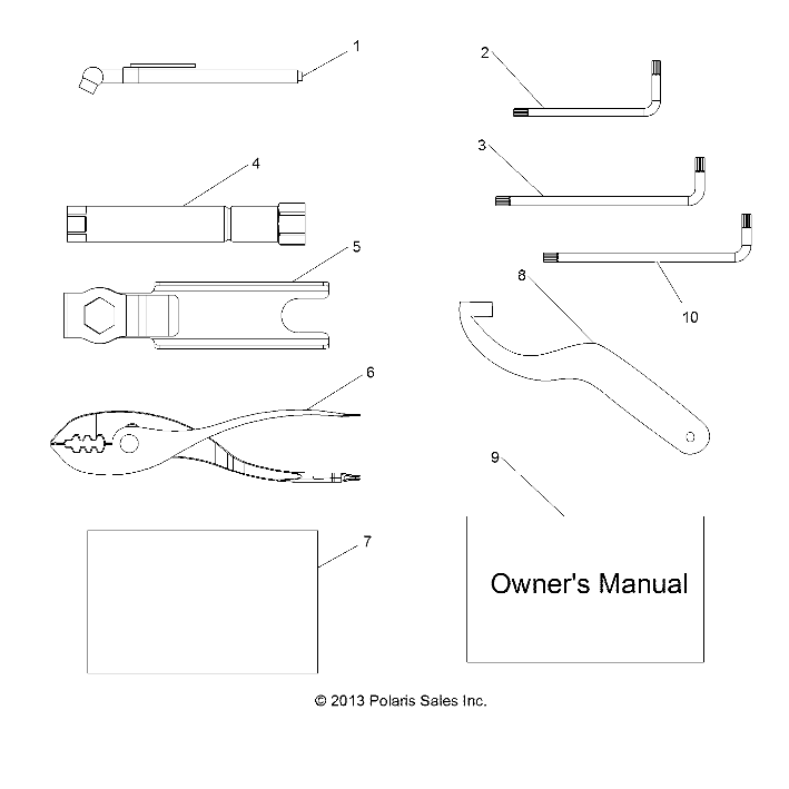 Part Number : 9926381 MAN-OWN 16 RZR 900 EU/ISR/MD