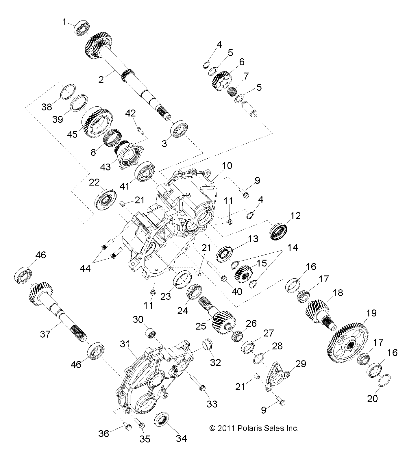 Foto diagrama Polaris que contem a peça 3234544