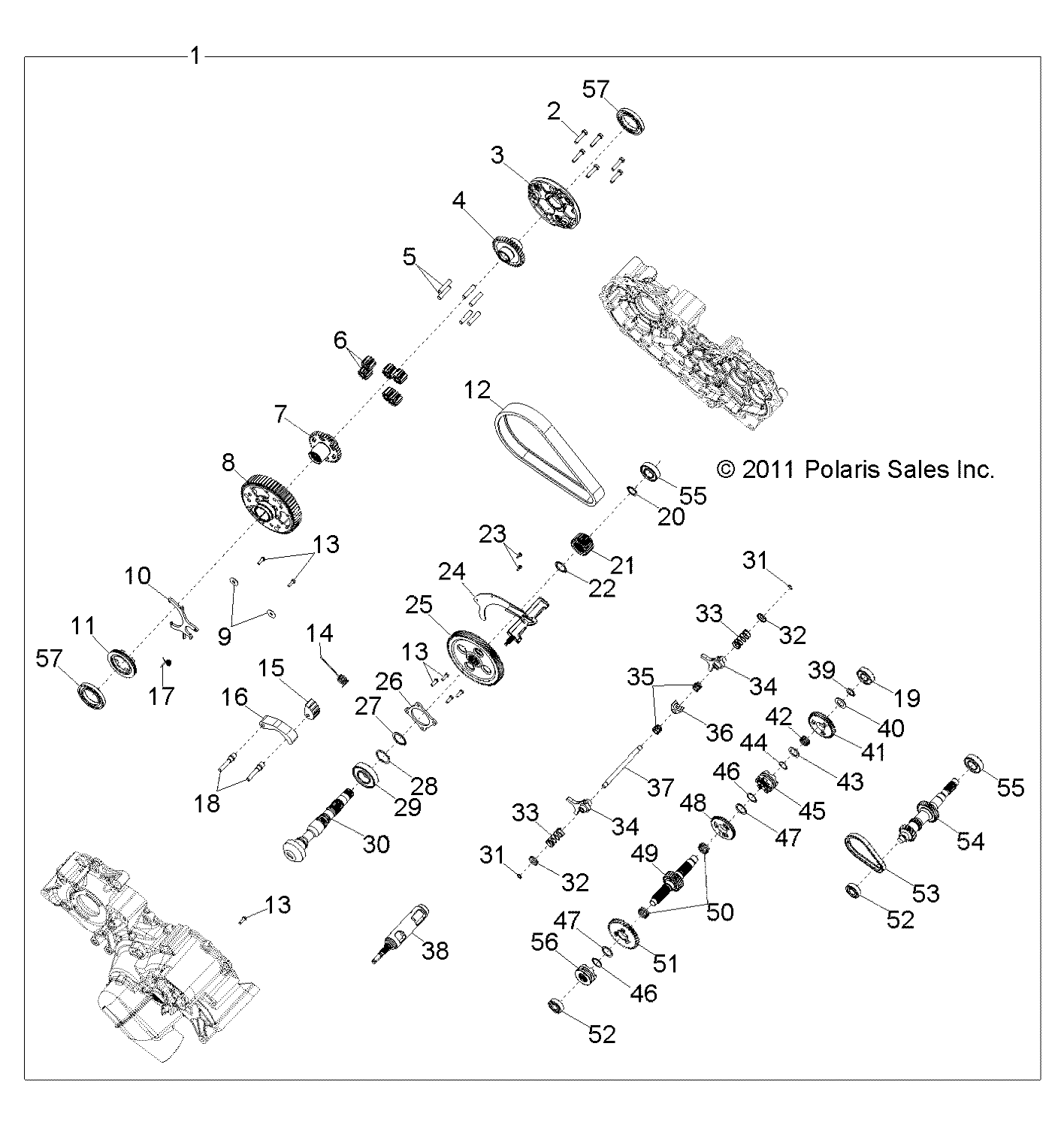 Foto diagrama Polaris que contem a peça 3234472