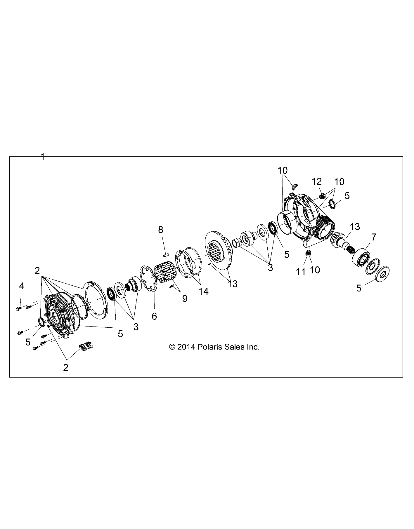 Part Number : 3235772 GEARCASE HOUSING ASSEMBLY