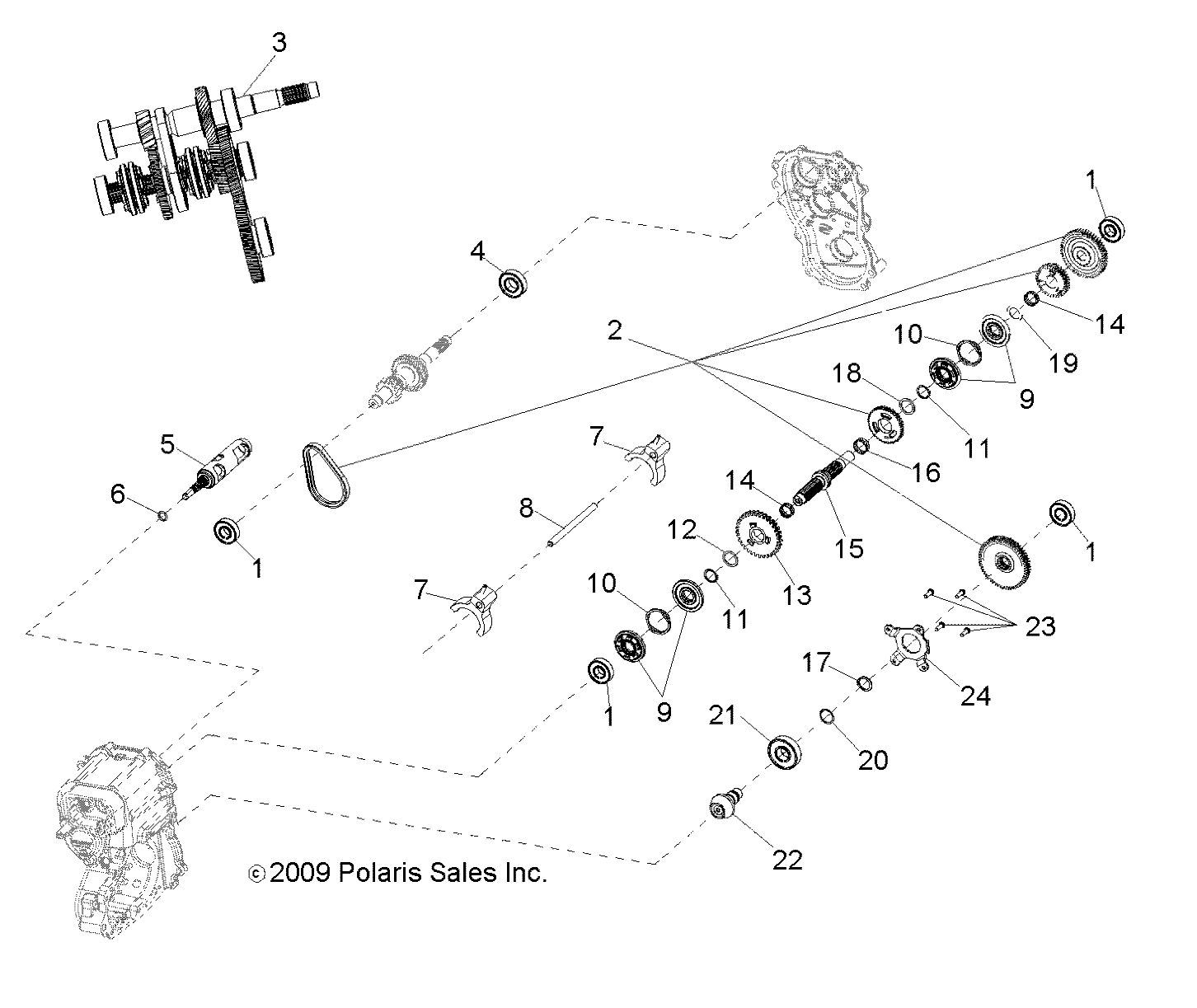 Part Number : 3234212 DRUM SHIFT SHAFT