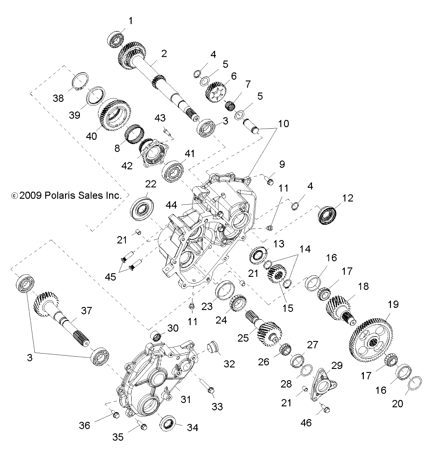 Foto diagrama Polaris que contem a peça 3234554